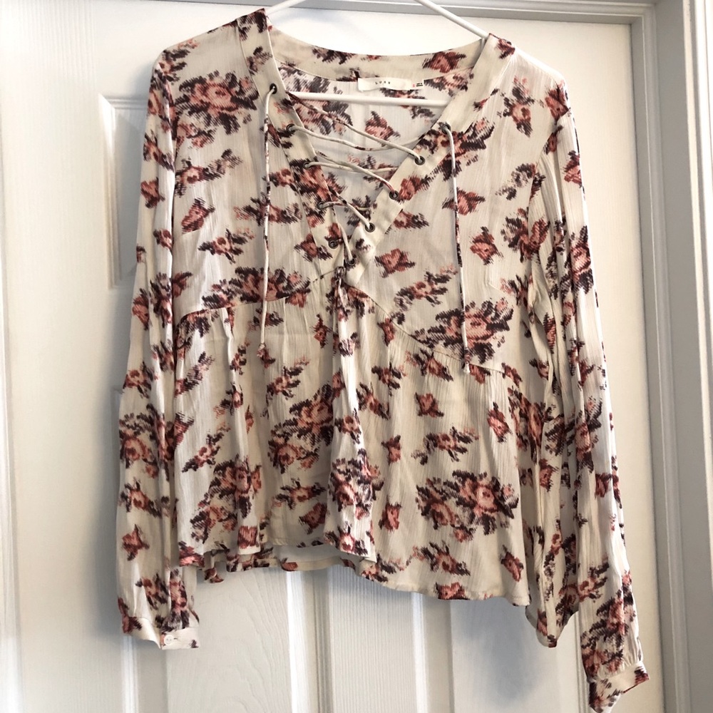 Floral top from Nordstrom. Size small